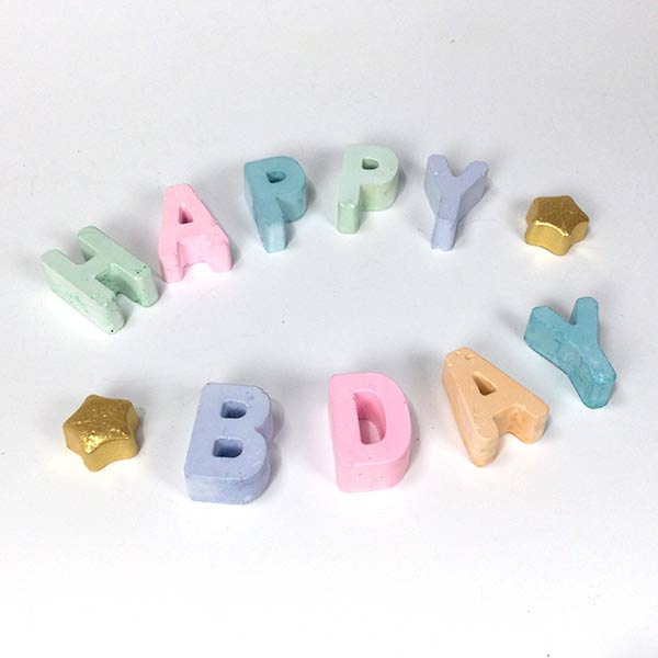 Happy Birthday Sidewalk Chalk Set - Image 2